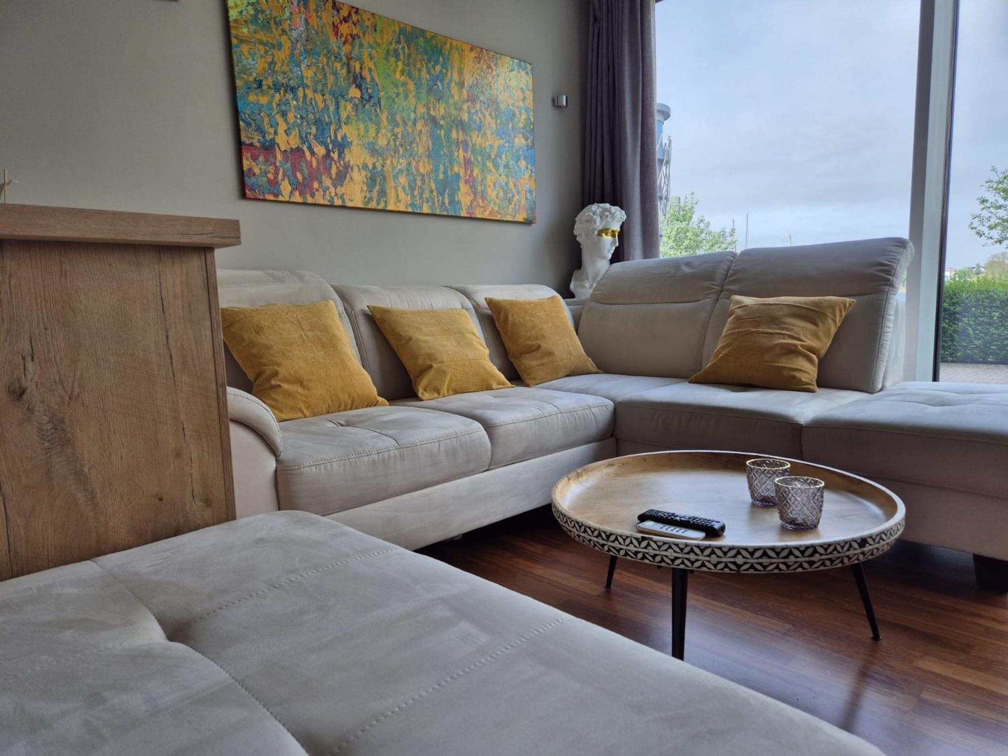 Apartament "Myharbourfront", Luxurioeses Wohnen An Der Hafenmole Rostock Zewnętrze zdjęcie