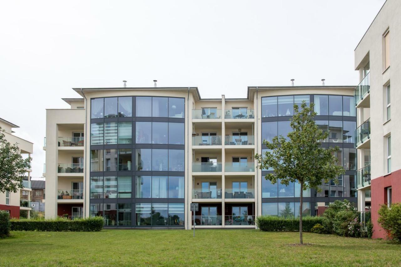 Apartament "Myharbourfront", Luxurioeses Wohnen An Der Hafenmole Rostock Zewnętrze zdjęcie