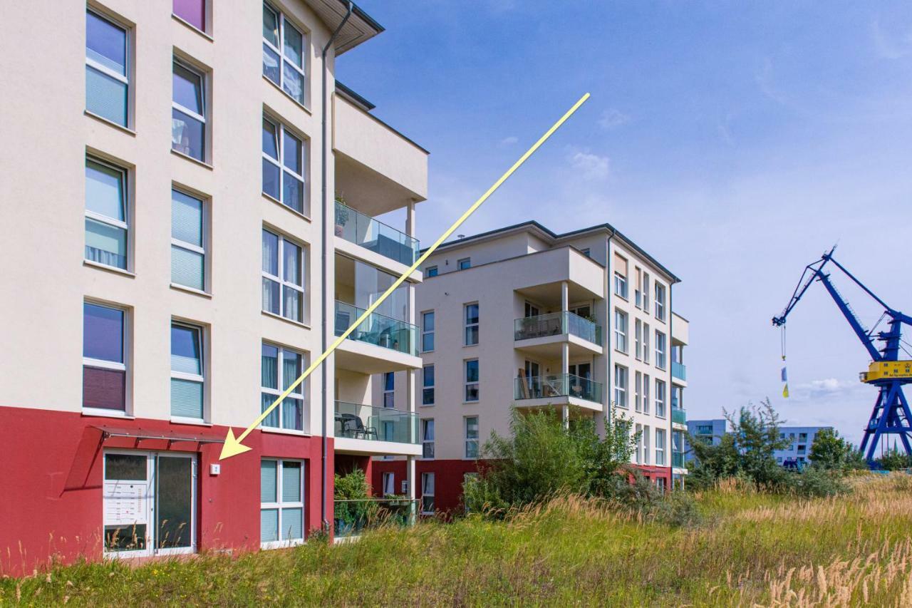 Apartament "Myharbourfront", Luxurioeses Wohnen An Der Hafenmole Rostock Zewnętrze zdjęcie